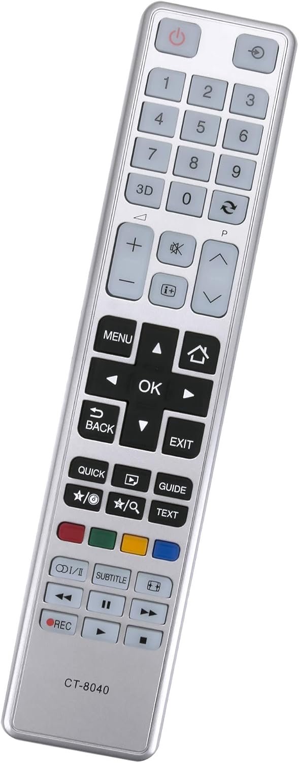 ALLIMITY CT-8040 75038887 Remote Control Replacement for Thoshiba LED LCD TV 55L5447DG 55L5445DG 48T5445DG 48L5443DG - ShopVlot