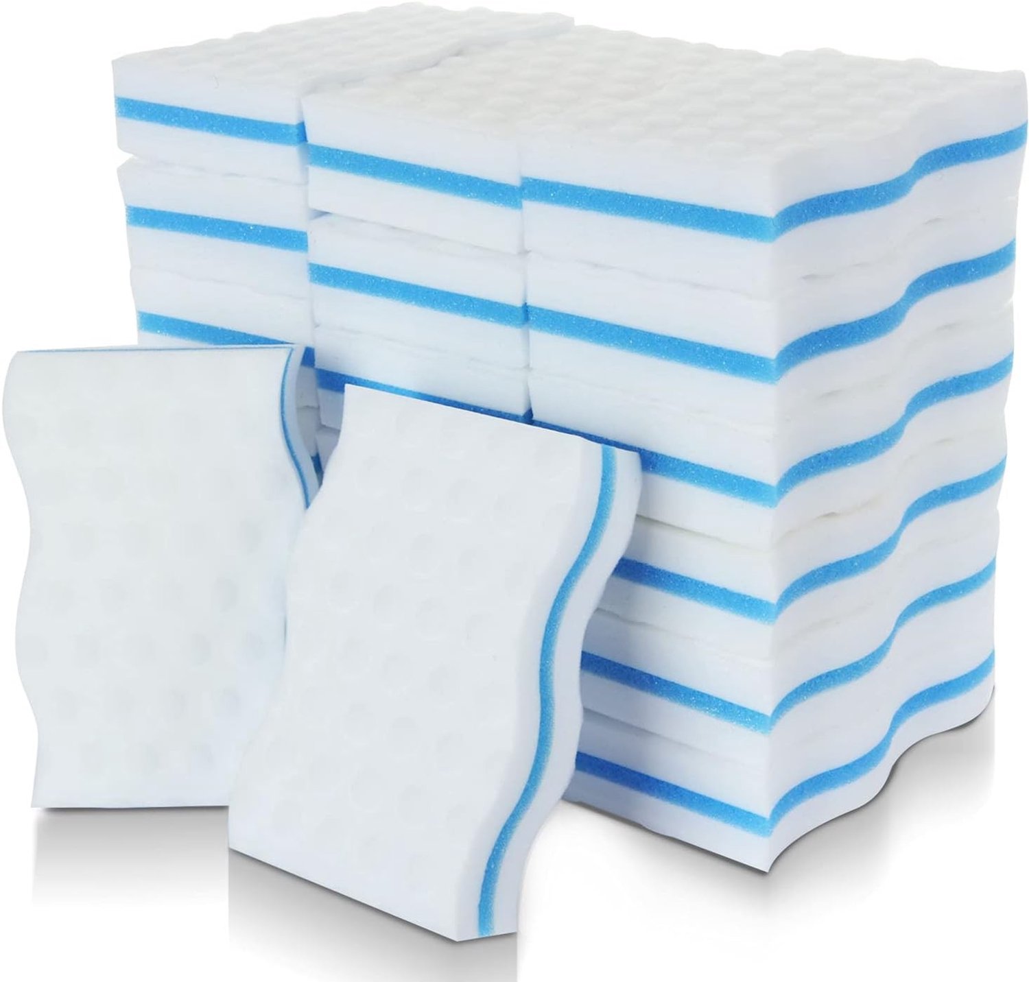 Zeer Dikke Melamine Spons - Magische Schoonmaker voor Badkamer, Keuken, Vloer en Muur (50 Stuks) zonder Chemicaliën