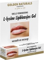 Golden Naturals L-lysine Lipblaasjes Gel (15 milliliter)