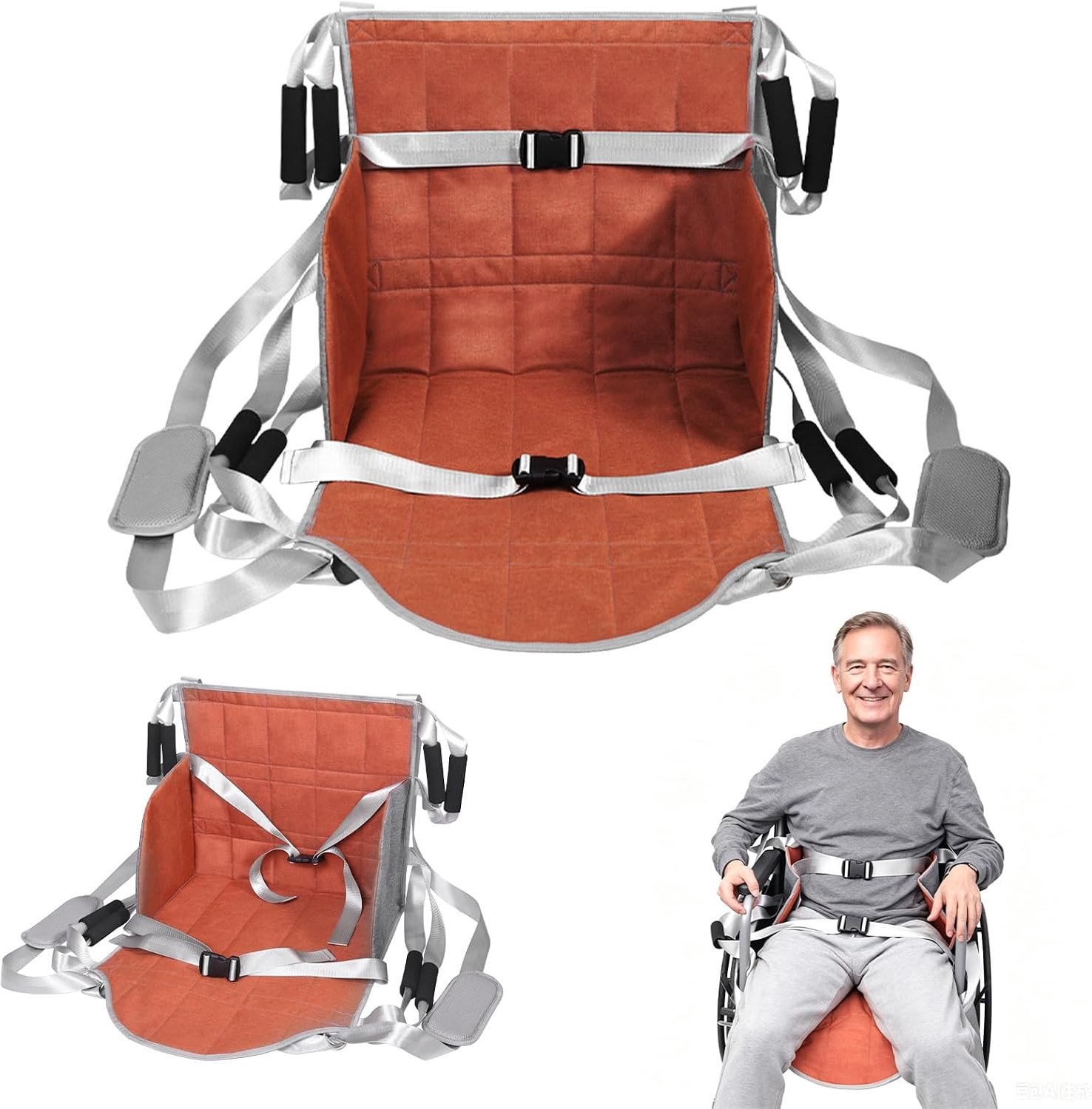 Transferriemen voor het optillen van senioren, transferonderlegger voor rolstoelen voor het optillen van het lichaam, transferhulp van rolstoel naar auto voor mensen met een handicap
