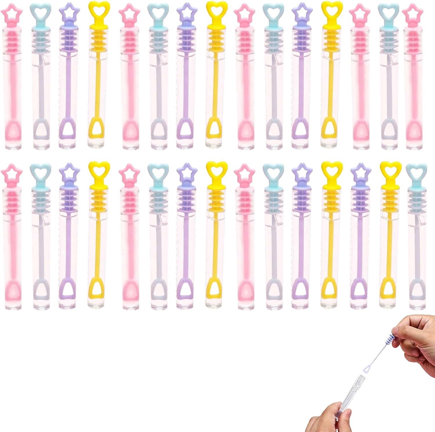 Mini Zeepbellen Set – 30 Stuks Kleurrijke Zeepbellen Flesjes voor Kinderfeestjes, Spelletjes en Buitenactiviteiten