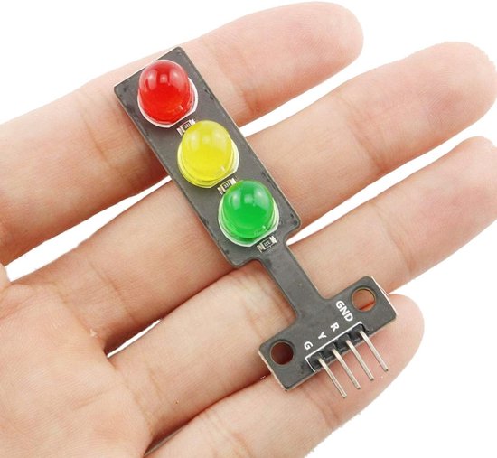 5 stuks LED Traffic Light Module LED DC 5V 5mm Display Module Mini Lichtdiode Verlicht met DuPont kabel voor Arduino DIY — afbeelding 5