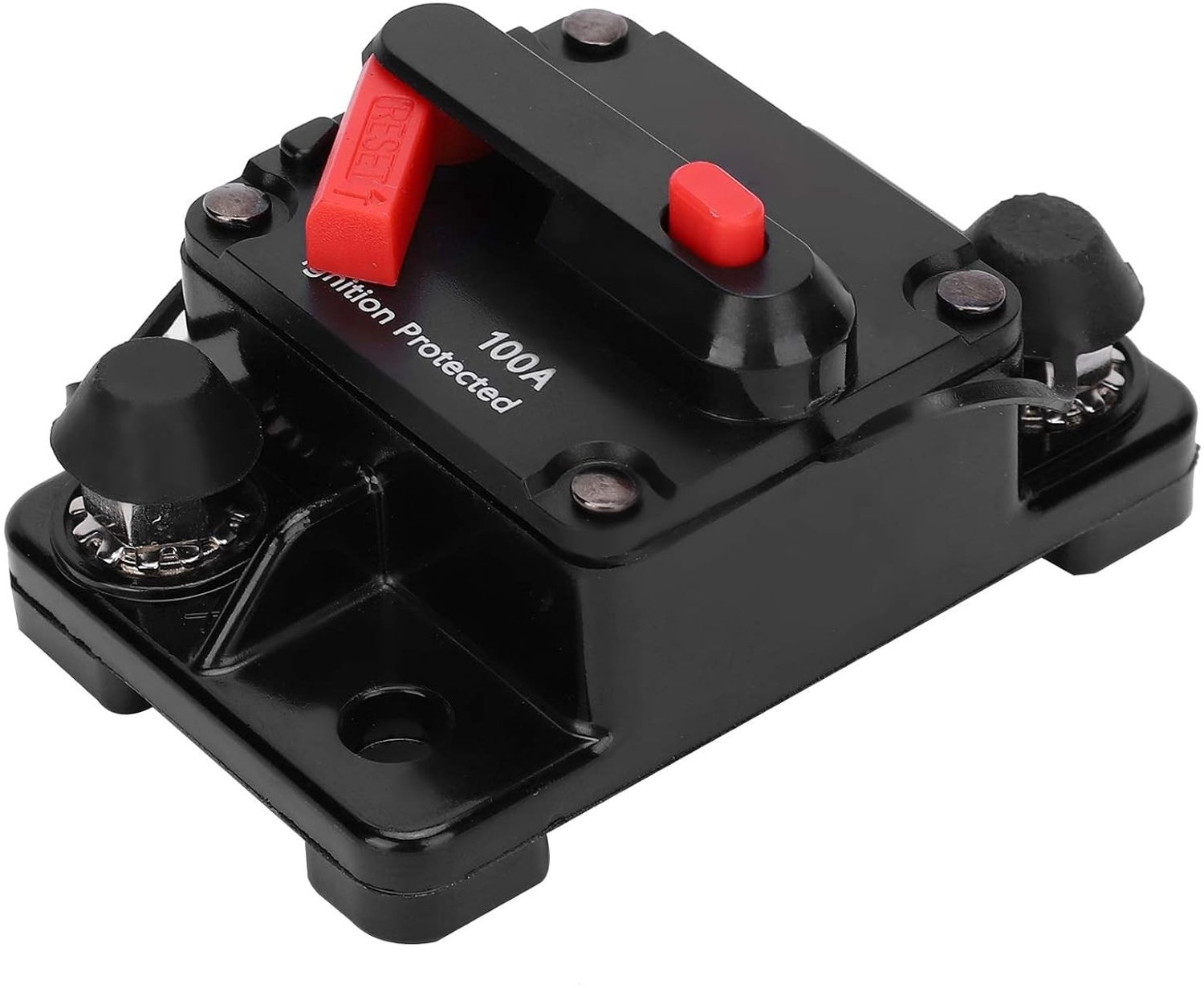 Circuit Breaker Reset Houder - Waterdichte Automatische Schakelaar voor DC12-42V, Bescherming tegen Overstroom en Overspanning, Eenvoudige Installatie, Meerdere Stroomopties en Duurzaam Ontwerp