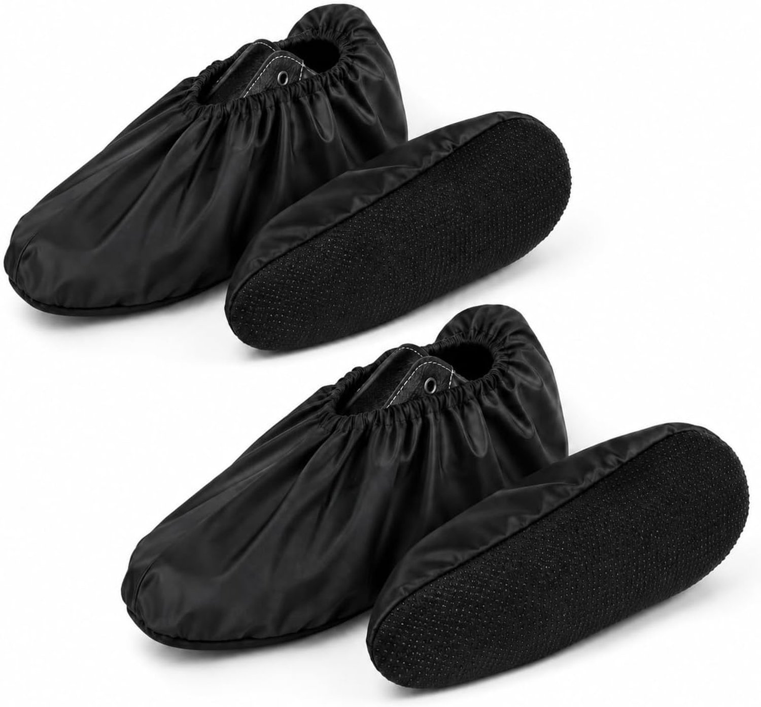 Wasbare en waterdichte overschoenen, 2 stuks, antislip, herbruikbaar, met elastische manchetten, geschikt voor thuisgebruik, regenweer en voor eigenaren