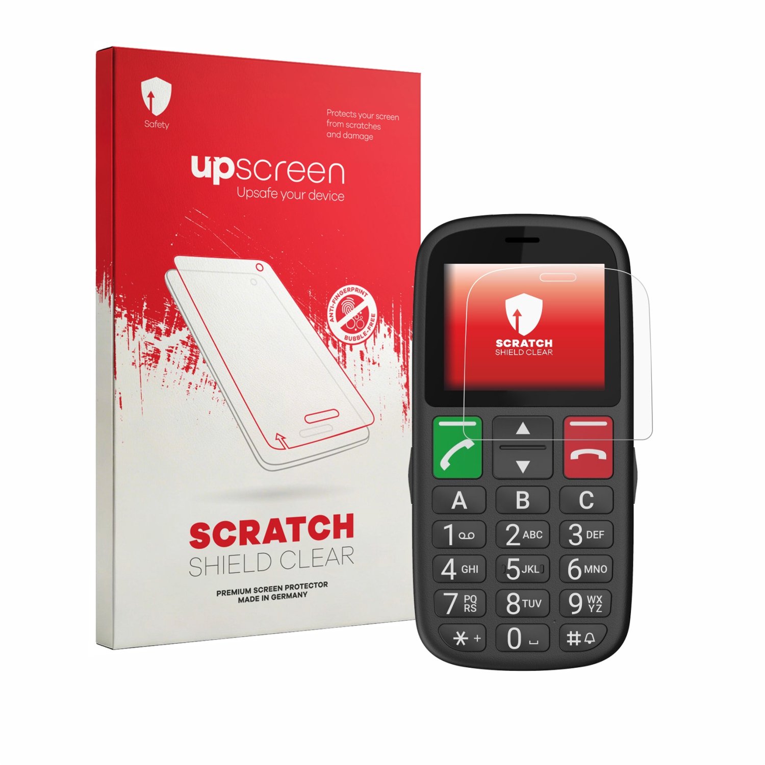 upscreen - Screenprotector voor Gigaset GL30 - Folie Beschermfolie transparant