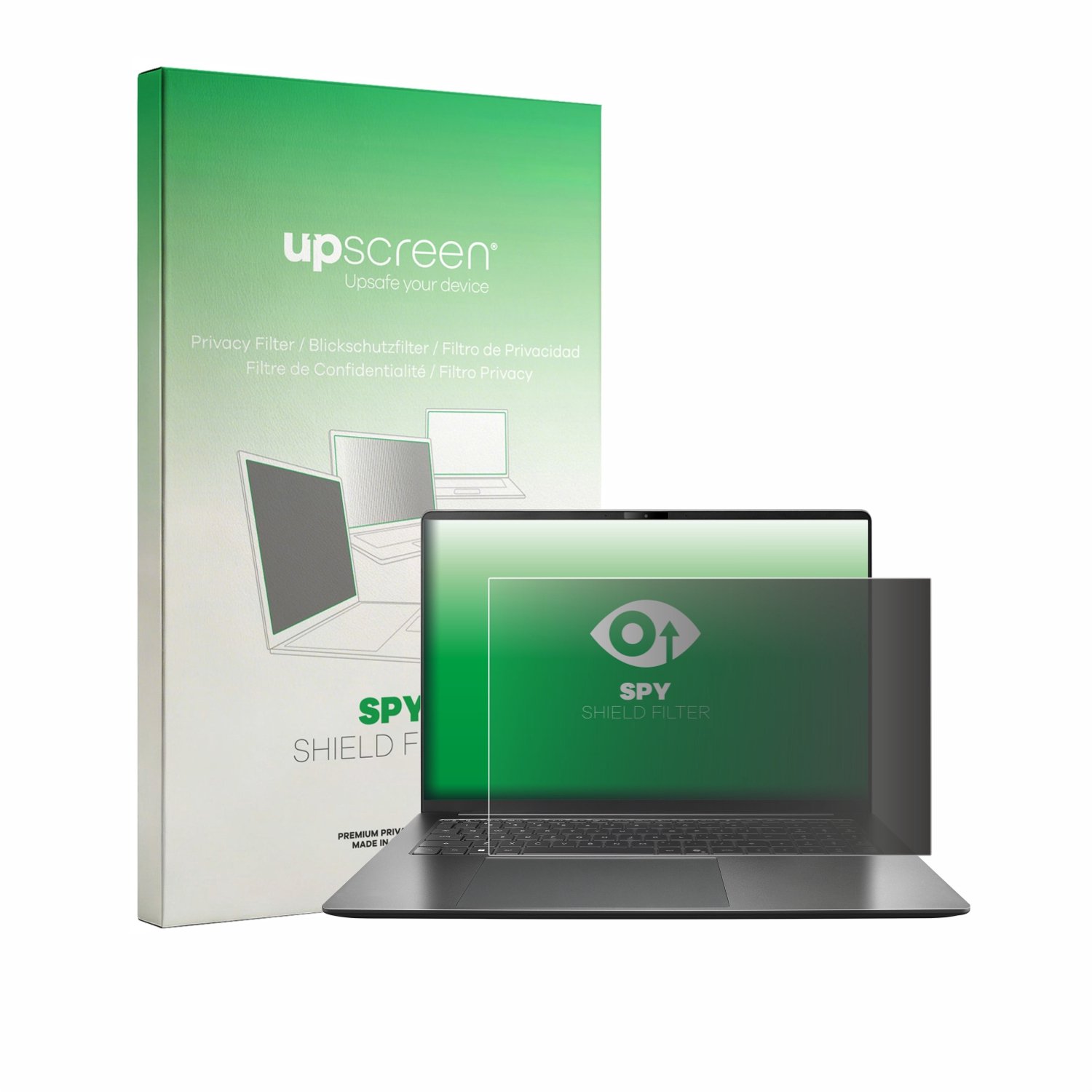 upscreen - privacyscherm voor ASUS Vivobook S16 S5652 - privacy filter screenfilter Blauwlichtfilter