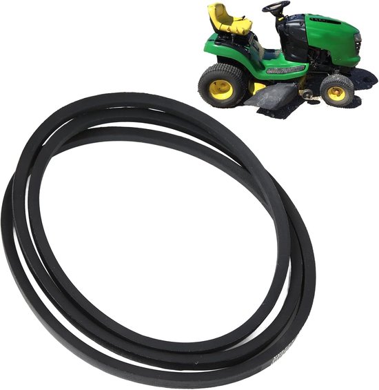 Vervangingsriem voor Grasmaaier - Duurzame Rubber Molenriem voor 38 en 44 Inch Grasmaaiers, Vervangt OEM 131290, 131290x, 144200, 4L880 — afbeelding 3