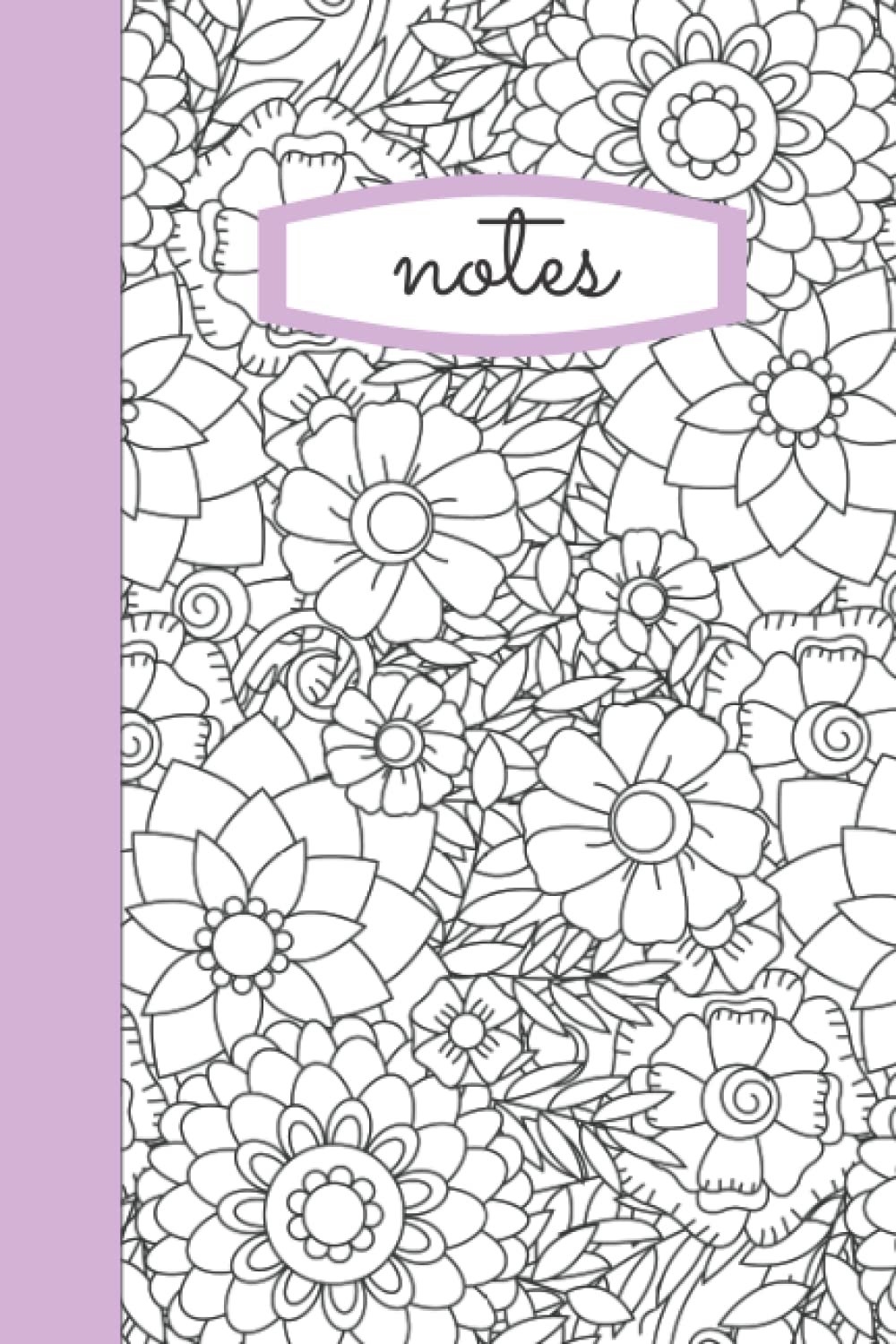 Colour-in Cover Notebook: Pastel Purple: Colour in your notebook with the colours of your choice! - ShopVlot