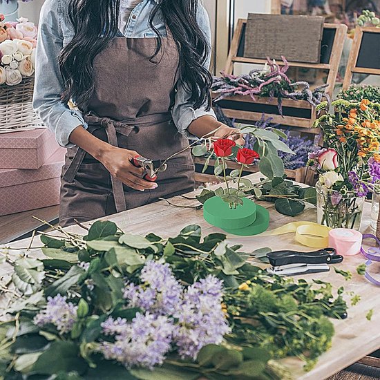 Gree Bloemenblokken Groene Bloemenschuimblokken, Kunstmatig Bloemschuim, — afbeelding 2