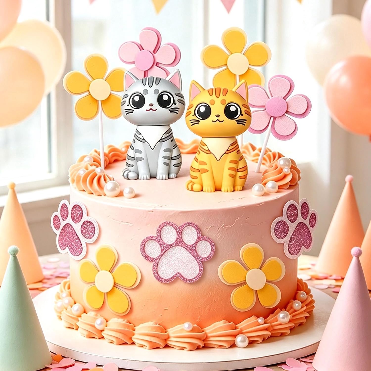 katten keukendecoratie kitten verjaardagsfeest