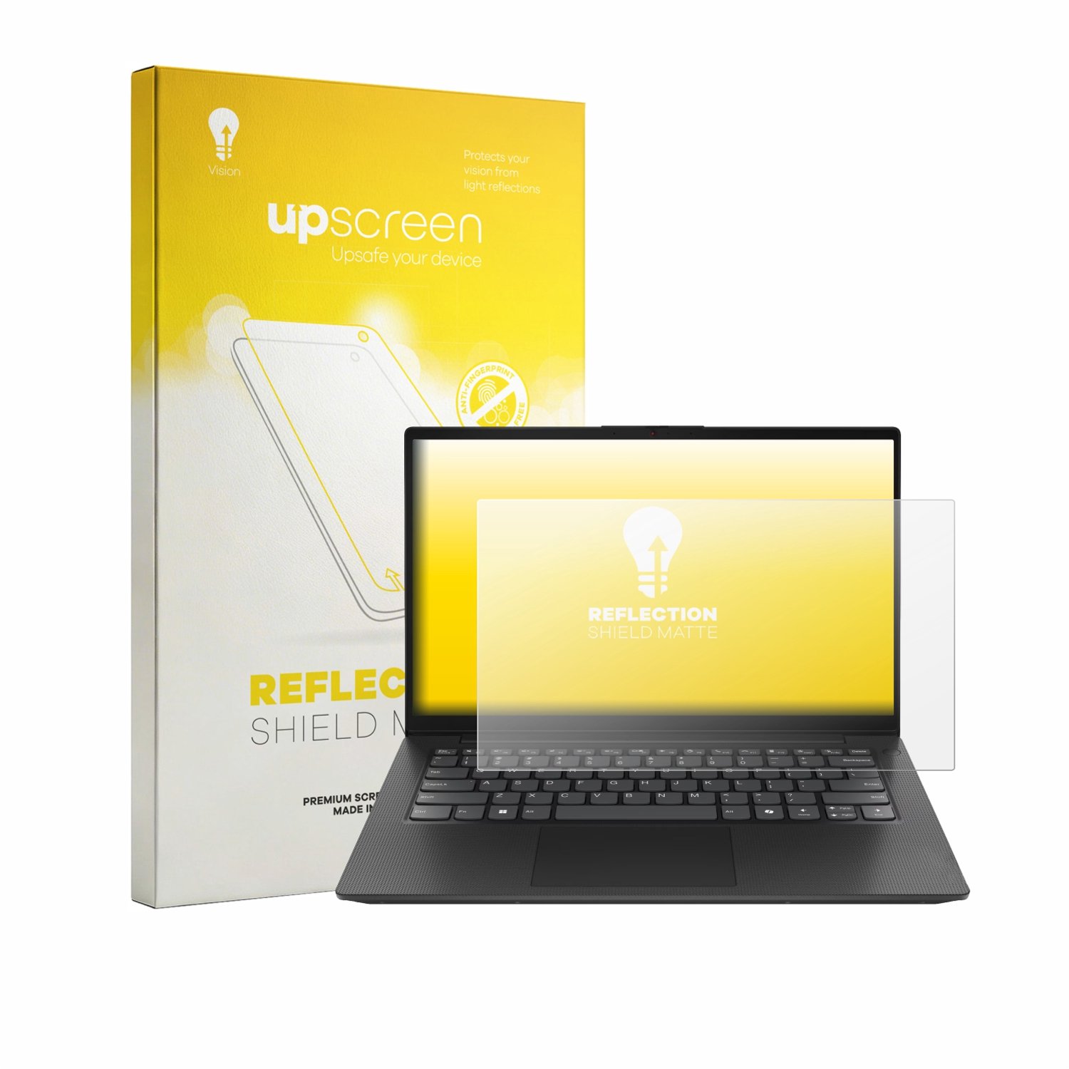upscreen - Screenprotector voor Lenovo Prima 14 IWC - Folie Beschermfolie anti glare matte