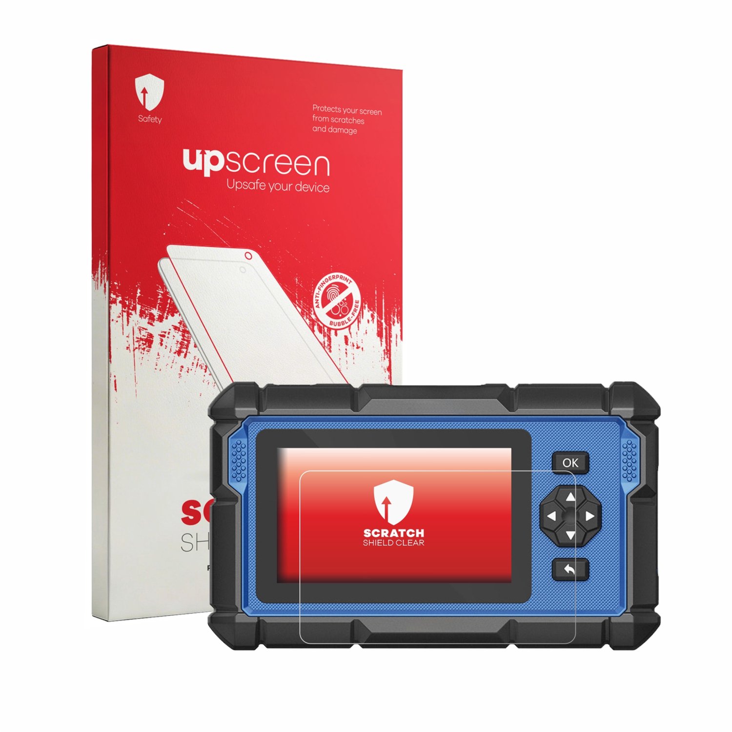 upscreen - Screenprotector voor Topdon ArtiDiag 600 Pro - Folie Beschermfolie transparant