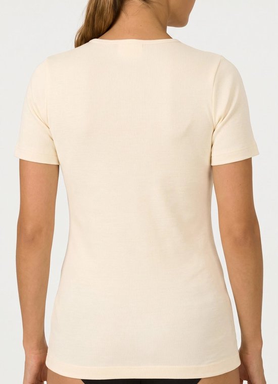 Dames thermo shirt Entex met korte mouw Creme - maat L — afbeelding 5