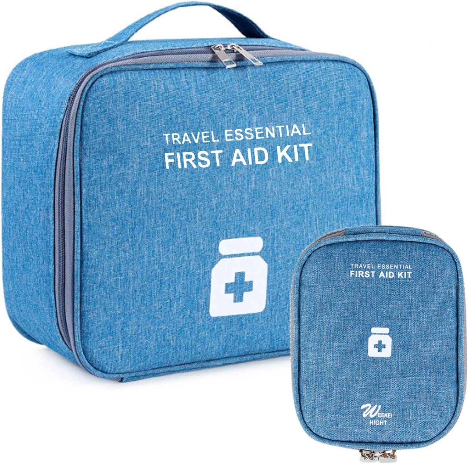 Grote Capaciteit Geneesmiddelen Tas Set, Draagbare Waterdichte Opslag voor Thuis, Kantoor en Reizen, Ideaal voor Buitenactiviteiten, Blauw, Functioneel