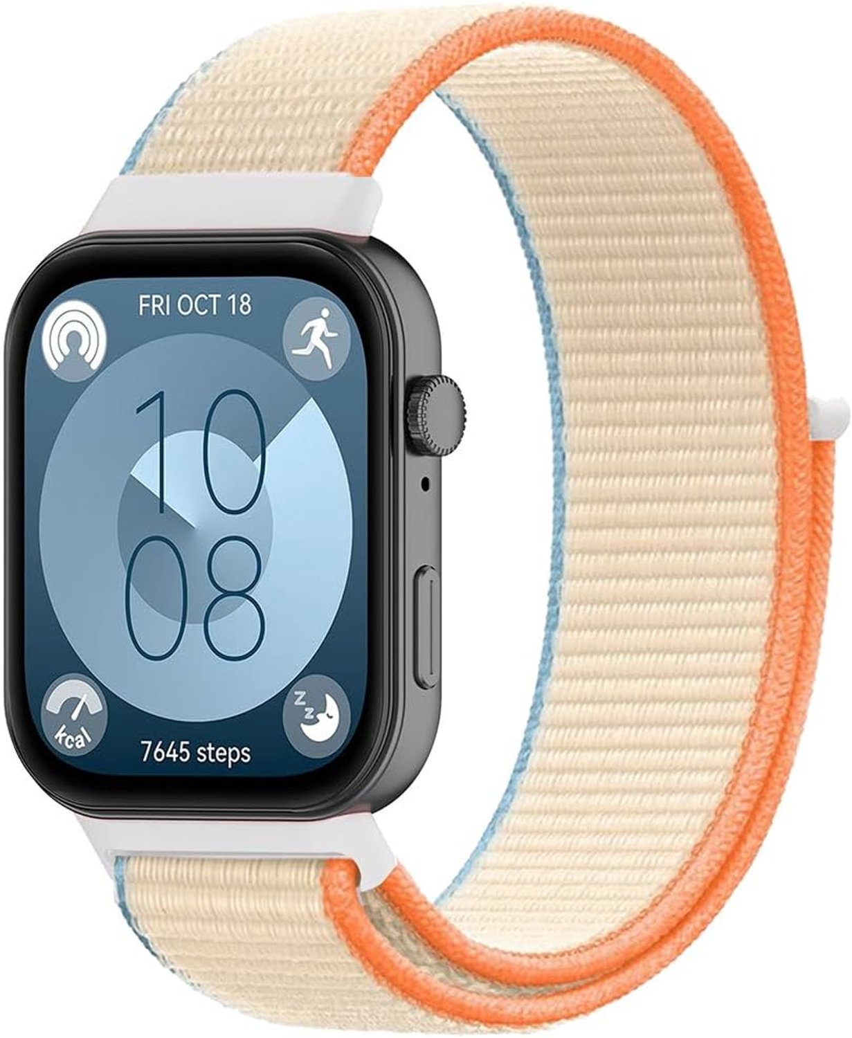 Ademend Sport Armband voor Huawei Watch Fit 3 / Fit5 / 5 Pro, Nylon Reservearmband Horlogeband Vervangende Bandje Band voor Huawei Watch Fit 4/4 Pro