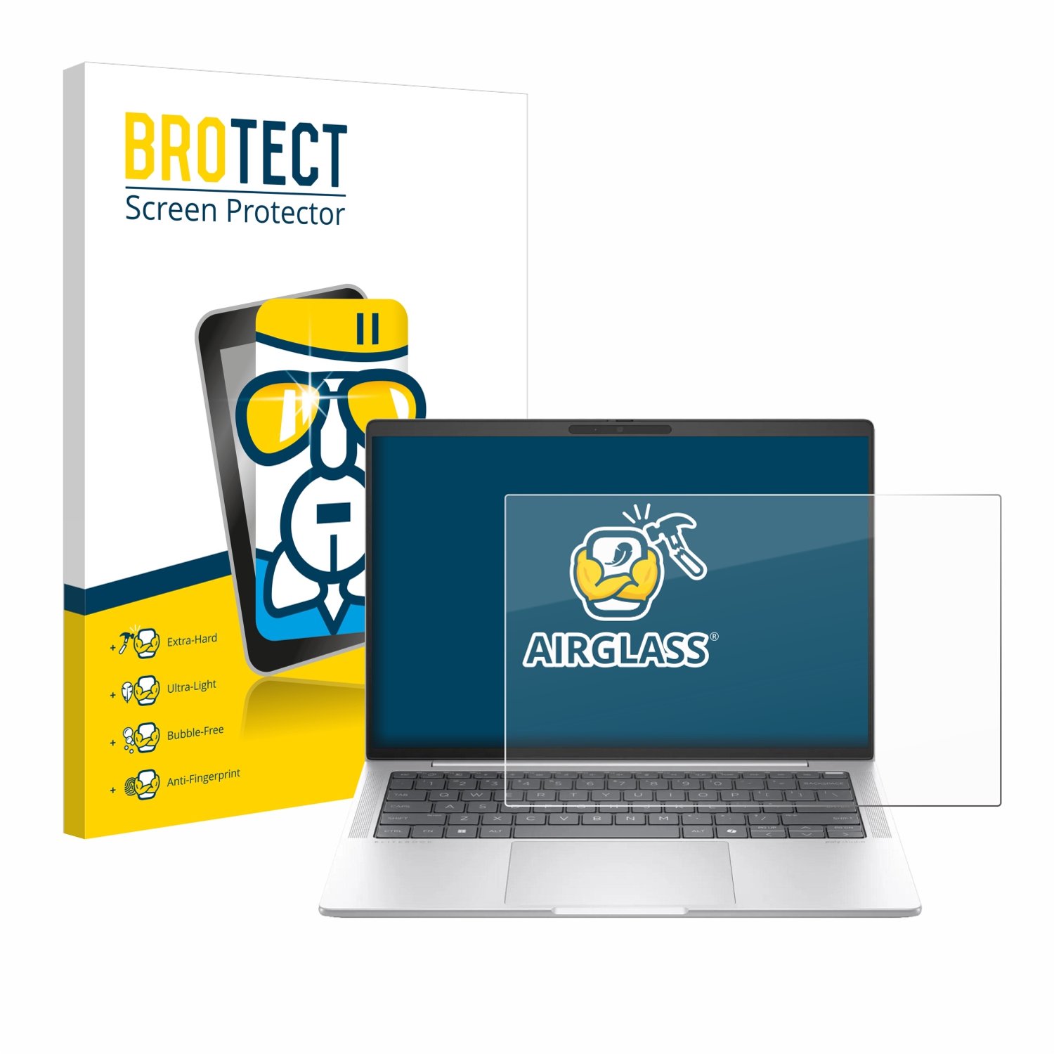 Screenprotector voor HP EliteBook 1040 G11 Beschermglas transparant