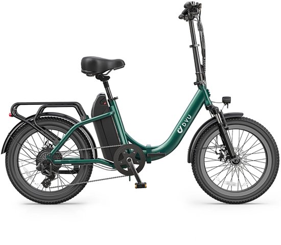 DYU C9 Elektrische Vouwfiets - Inclusief Brake Disc Lock - 30KG - 20 inch E-bike - 150KM Bereik - 250W — afbeelding 2