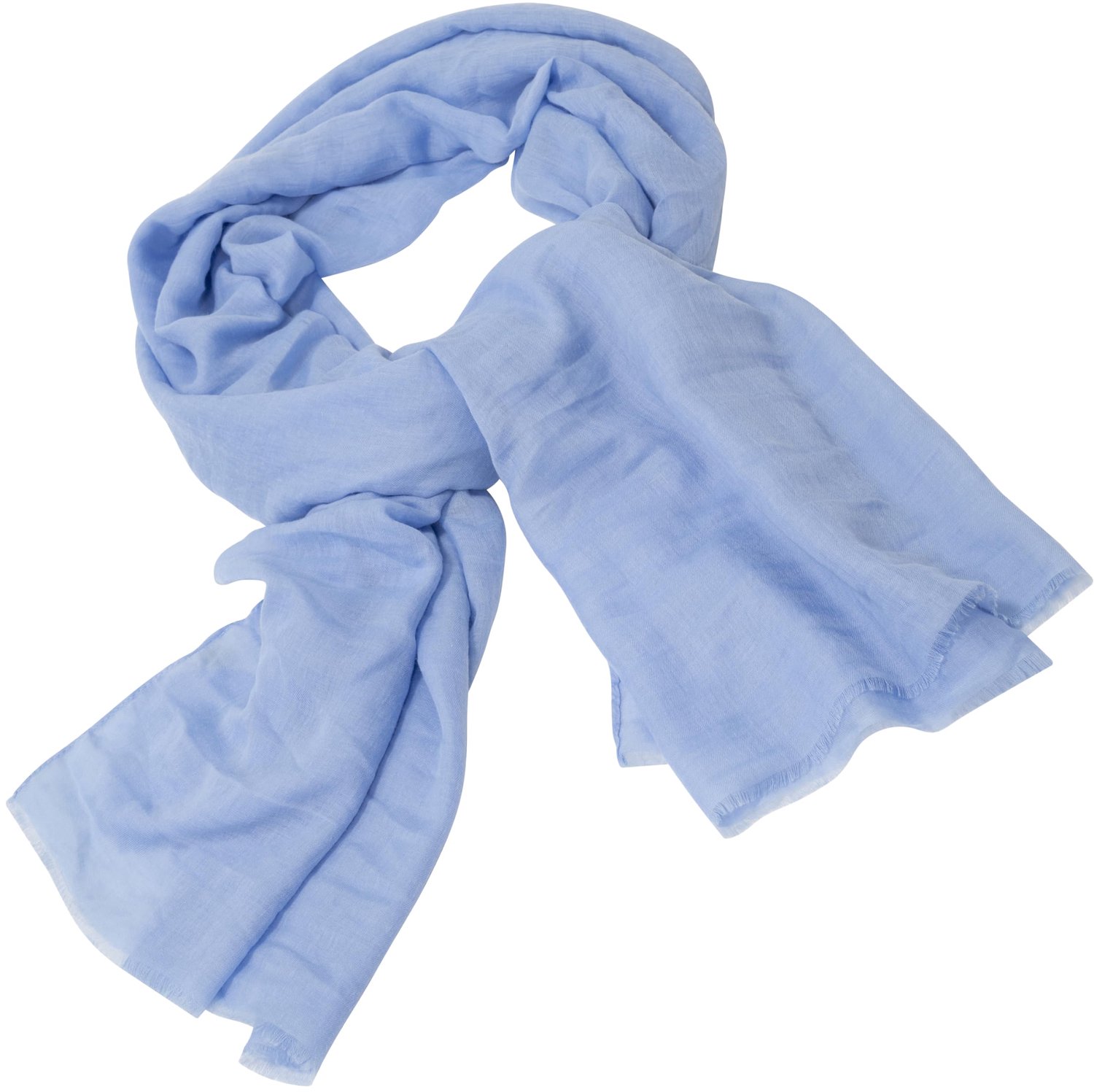 Decoratief gordijn 90 x 190 cm - 100% katoen - Lichtblauw - Perfect voor creatieve projecten - Luxento