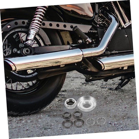7 Stuks Stuurkolomlager buis ondersteuningssysteem vork stuurlagers mini-fiets wiellager van minibikes crossmotor accessoire mini fiets kit balhoofdlager legering — afbeelding 2