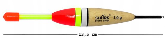 SHARK Balsa Dobber Dobber 3,0g / 13,5cm - Hoge Kwaliteit — afbeelding 3