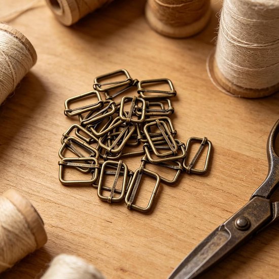 25 Stuks Metalen Verstelbare Tri-glide Gespen voor Tassen Duurzaam Bag Hardware Universele Riemschuivers voor Handtassen Rugzakken Hondentuigjes — afbeelding 3