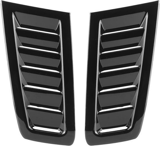 lyrlody Bonnet Air Vent ABS Directe Vervanging RS MK2 (Helder zwart — afbeelding 2