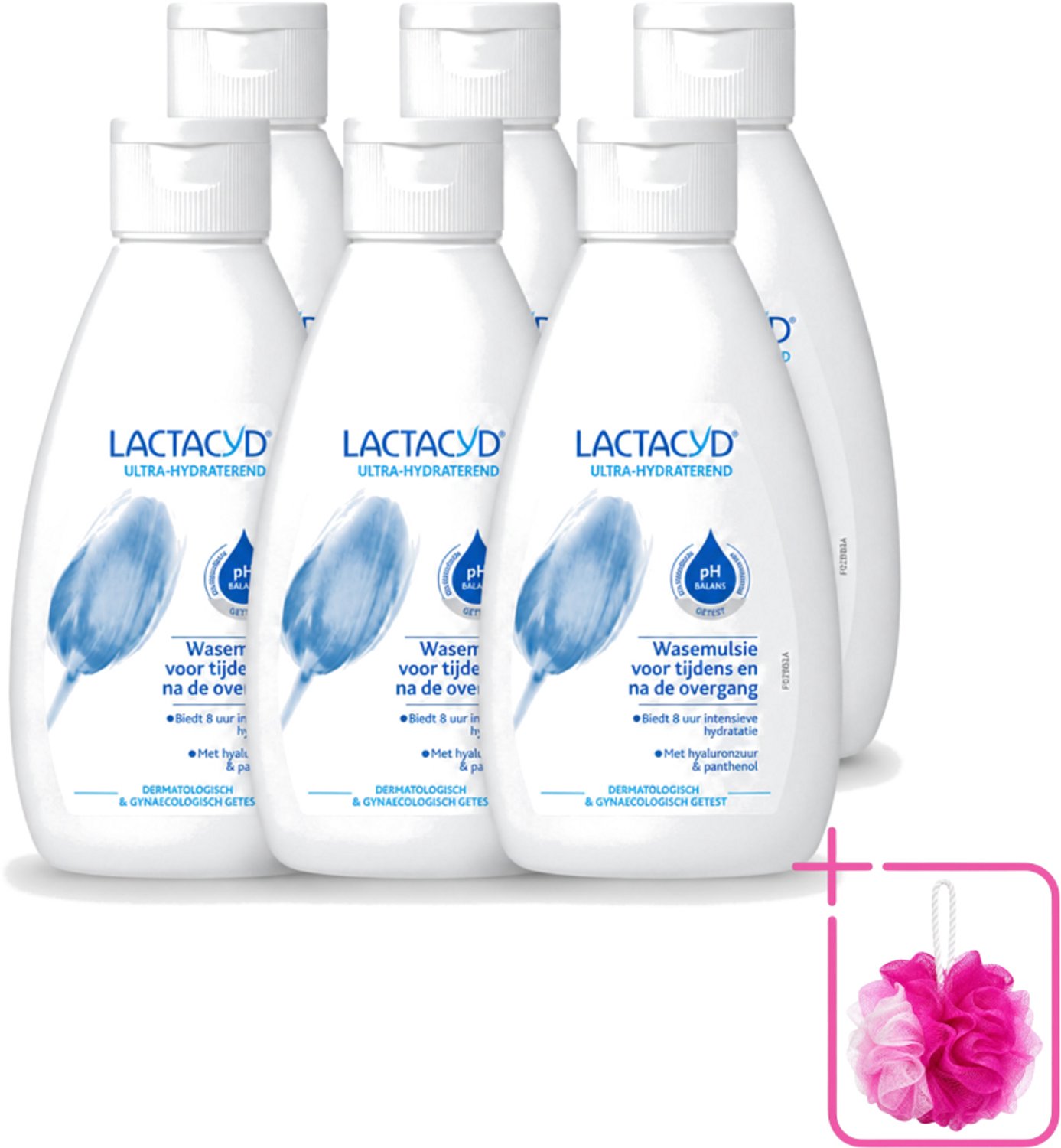 6 x Lactacyd – Ultra Hydraterend – Voor tijdens en na de overgang – 200 ml - Bulkverpakking - Overgang - Hydraatatie