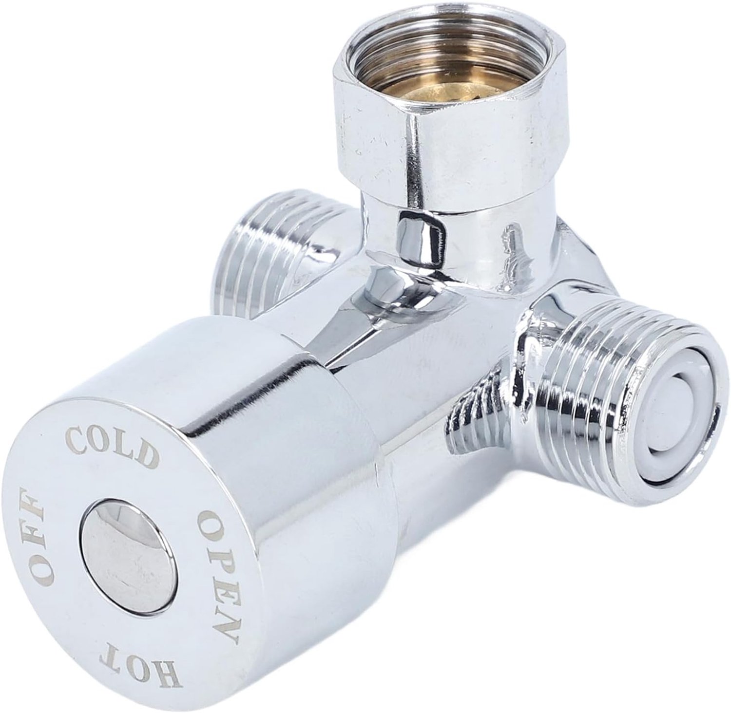 Chrees Messing Hot Koud Water Mengkraan Duurzame Temperatuurregeling Mixer voor Automatische Sensor Kraan Badkamer