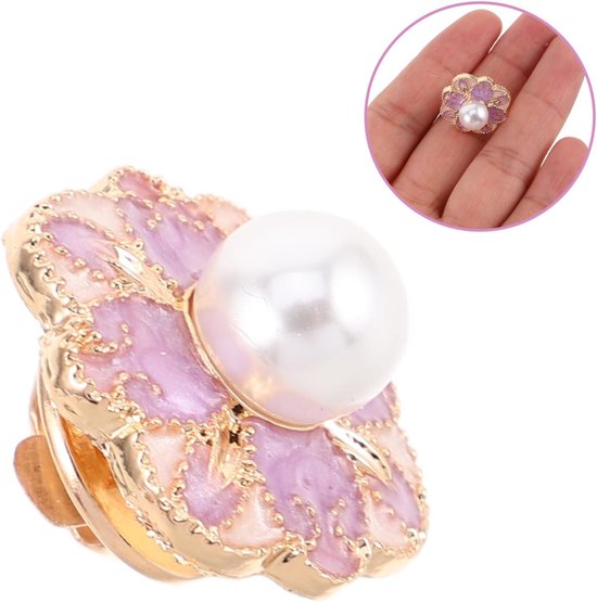 2 Stuks Parelbloem Broche Vintage Revers Speld Elegante Sieraden Voor Vrouwen Meisjes Boho Bruiloft Feest Corsage Ceremonie Boeket Accessoires — afbeelding 5