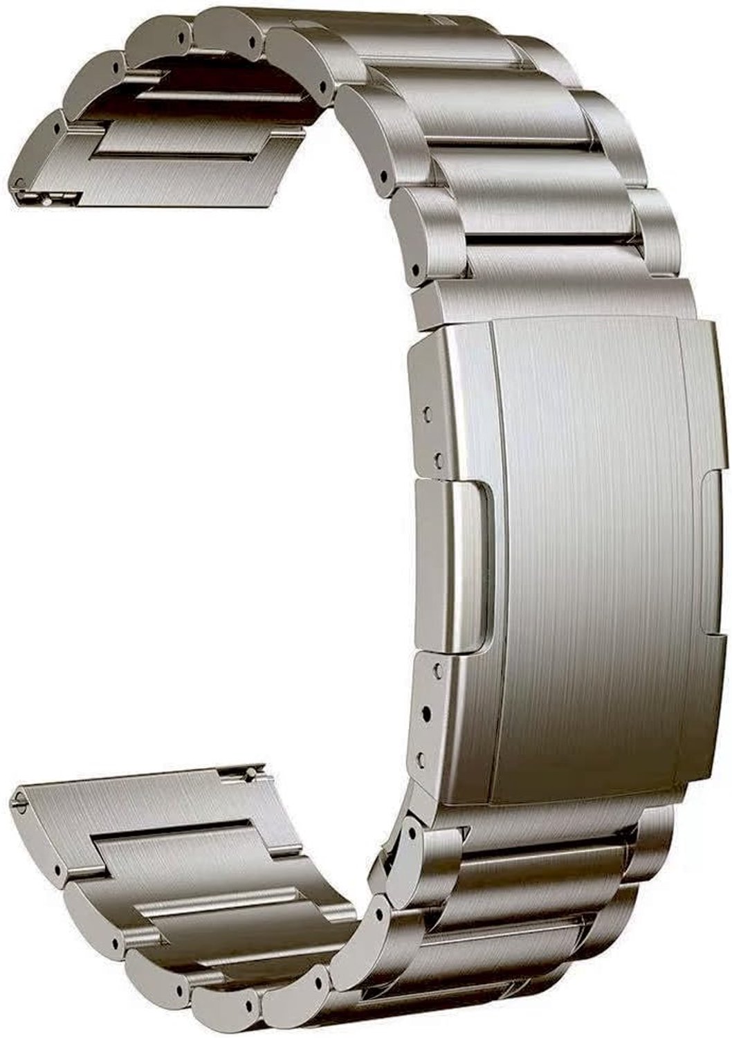 20 mm titanium horlogebandje, compatibel met Samsung Watch 6 Classic 43 mm/47 mm/5 Pro 45 mm/4 Classic 46 mm, 22 mm metalen horlogeband, compatibel met Samsung Watch 46 mm/3 45 mm, Gear S3