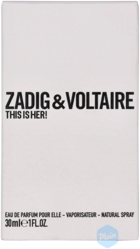Zadig & Voltaire This is Her! parfum - Damesparfum met vanille en sandelhout - 30 ml