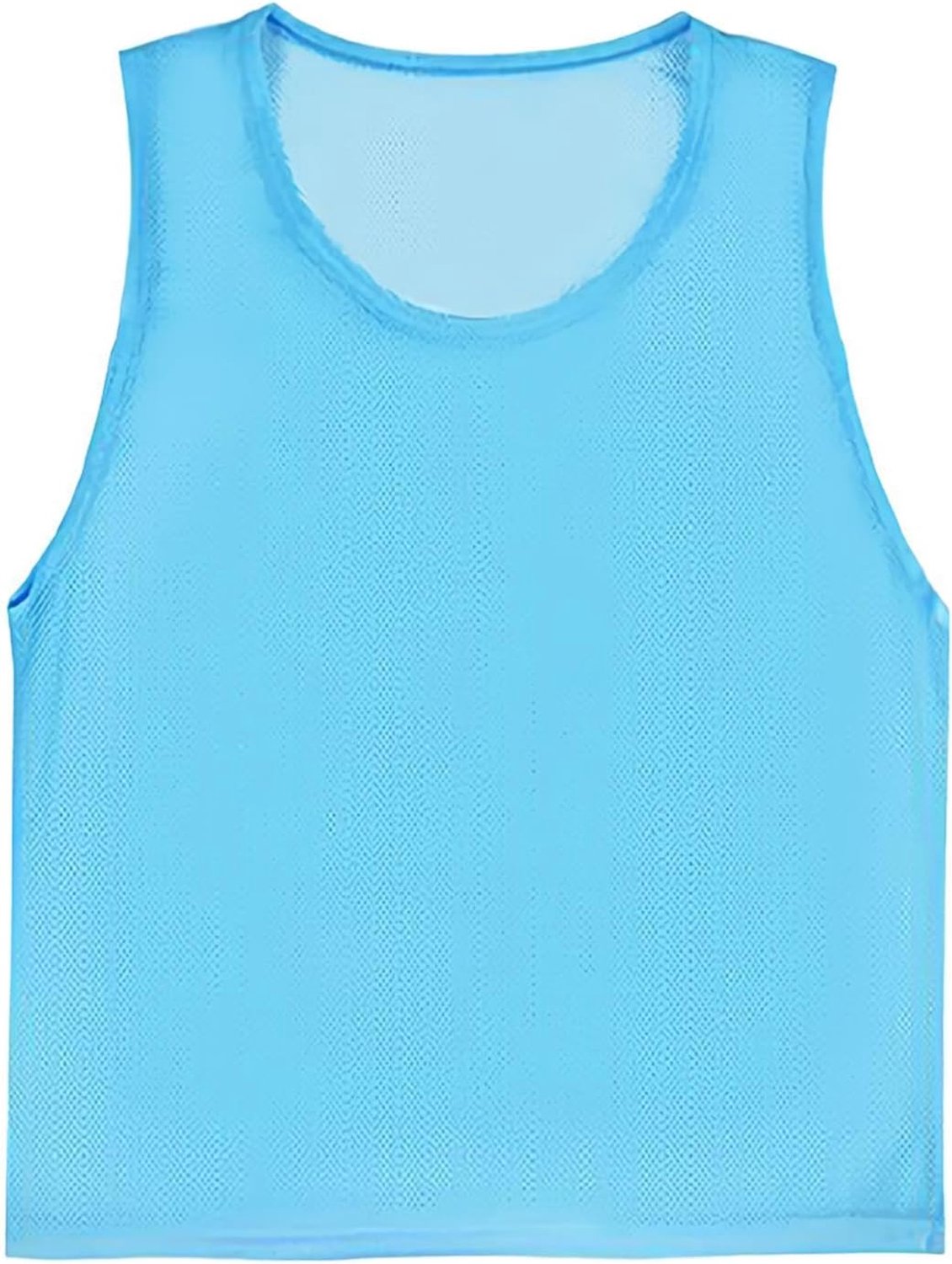 Voetbalvestset, teamtraining pinnies, mesh mouwloze shirts voor sportgebruik, lichtgewicht trainingsuitrusting, ademende atletische kleding, compact uniformpakket voor tieners, volwassenen, voetbal