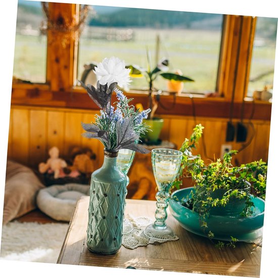10 Stuks Halloween Realistische Zwarte Witte Dahlias Stof Materiaal Veelzijdige Bruidsboeket Feestelijke Tafeldecoratie Geschikt voor Huwelijk Thuisgebruik — afbeelding 2
