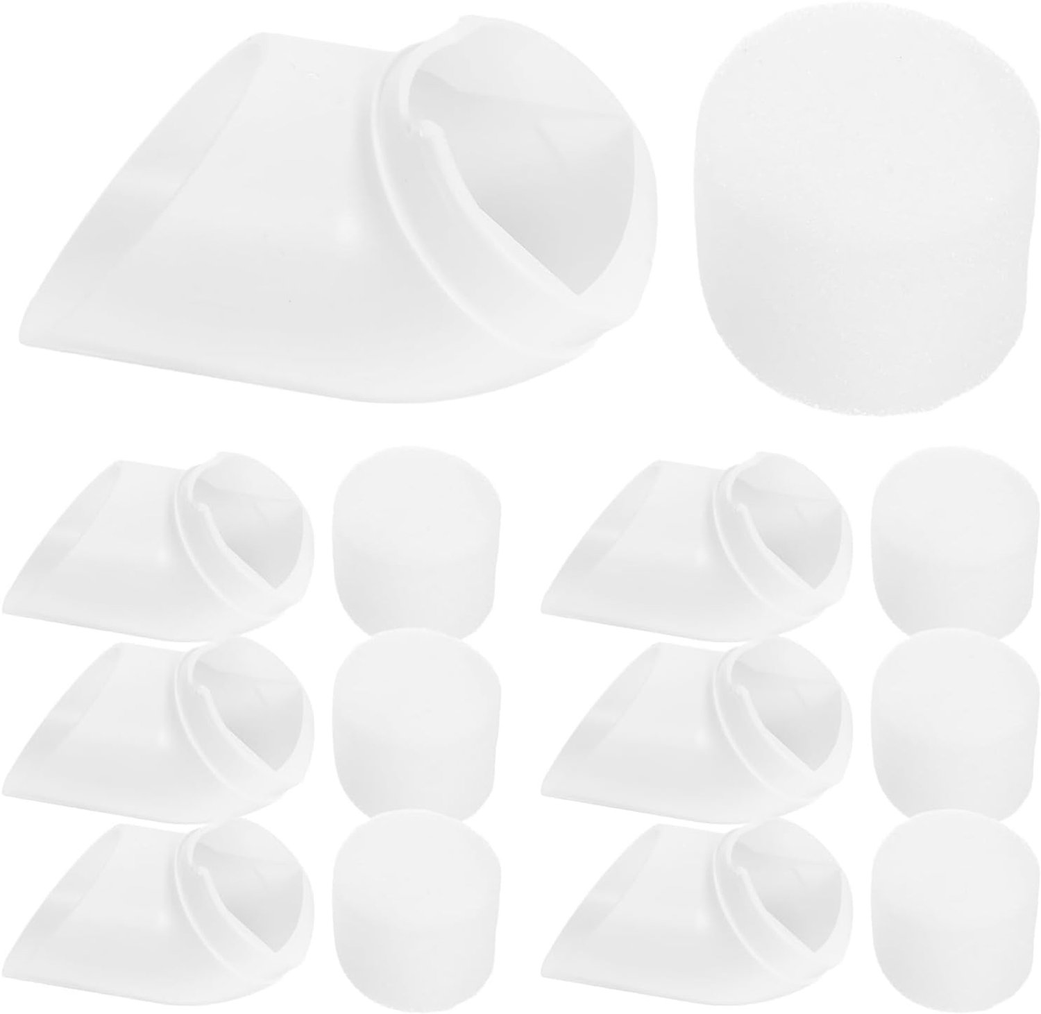 1 Set Hydroponische Plantbekers van PVC voor Soilless Cultivatie Inclusief Cups Plantkatoenen voor Groenten Orchideeën Hydroponics Systemen