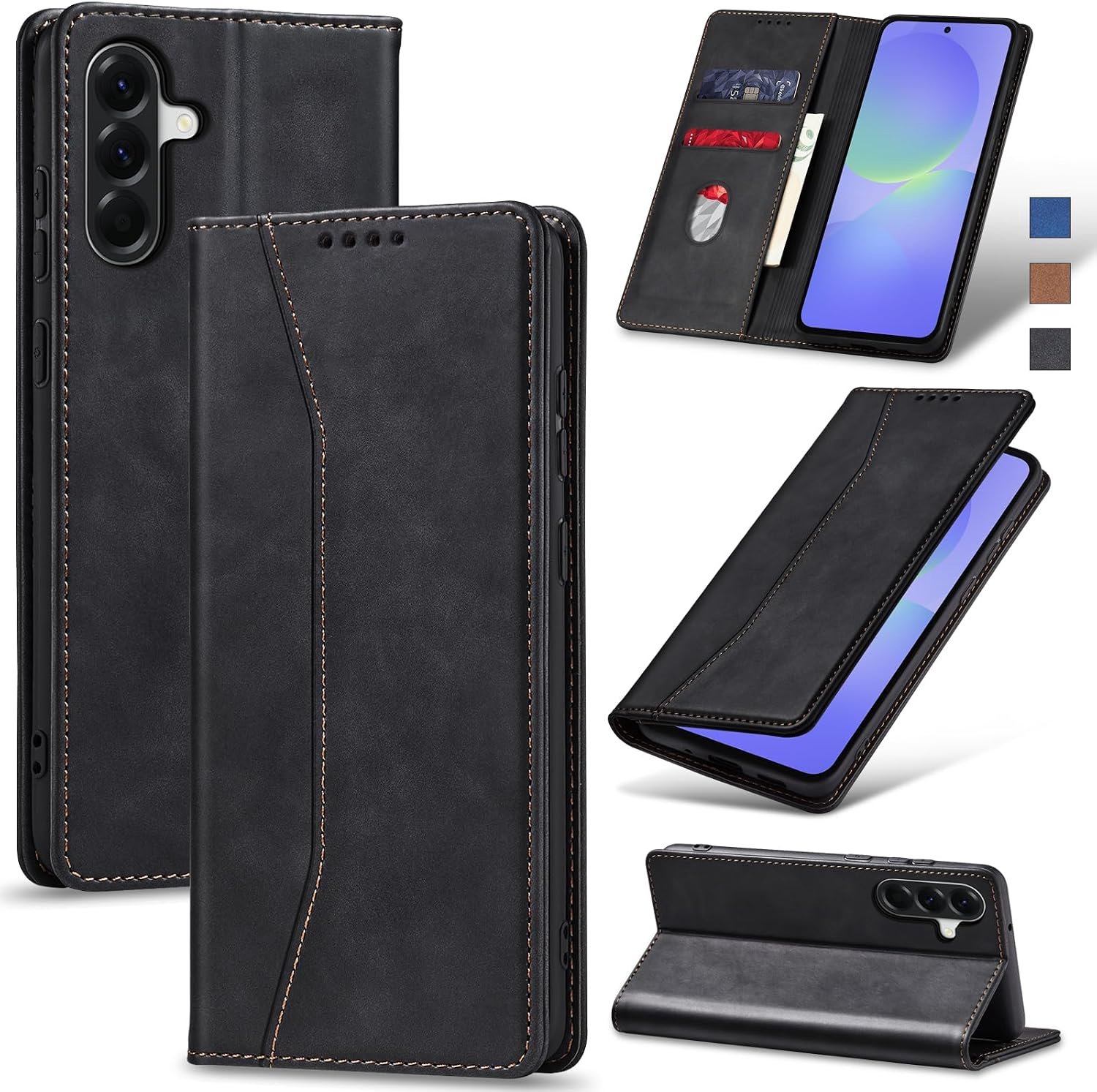 Jasonyu Hoesje voor Samsung Galaxy A36,Zwart
