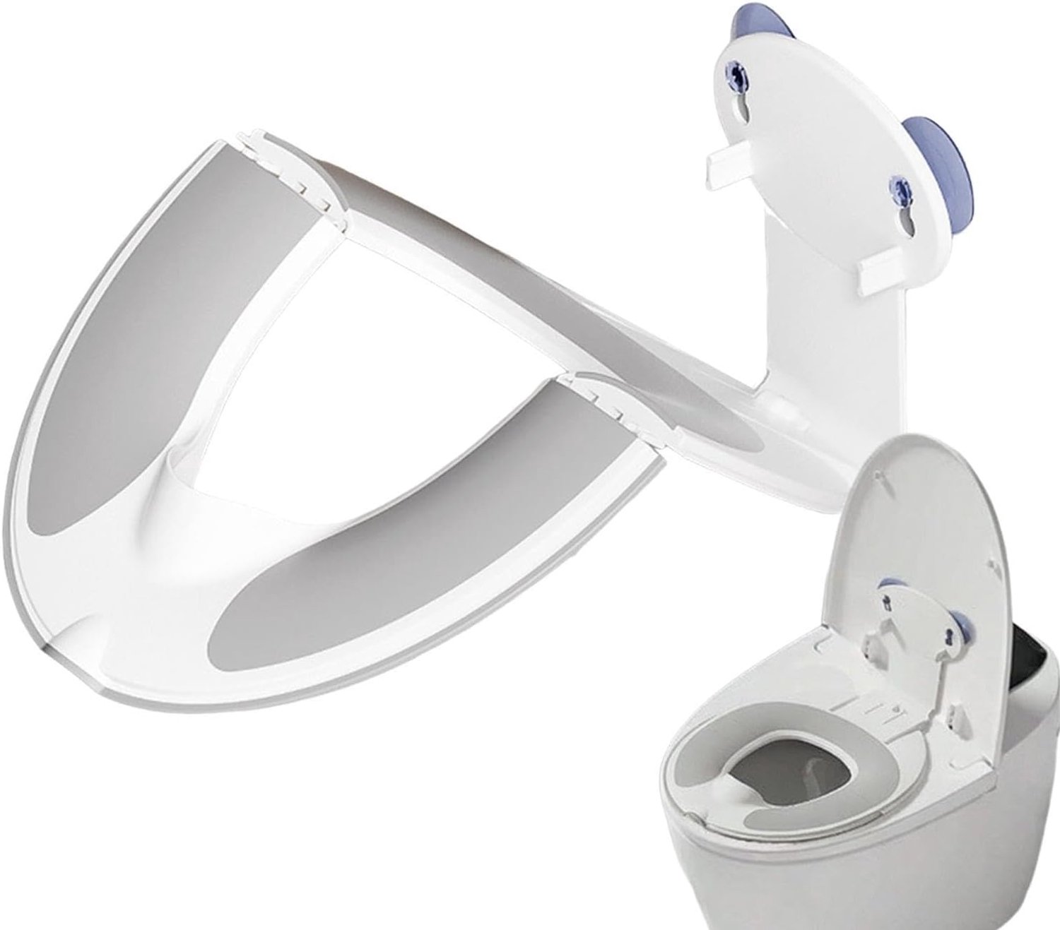 Toilet Training Stoelen met Zuignap Opvouwbare Spatwaterdichte Trainer