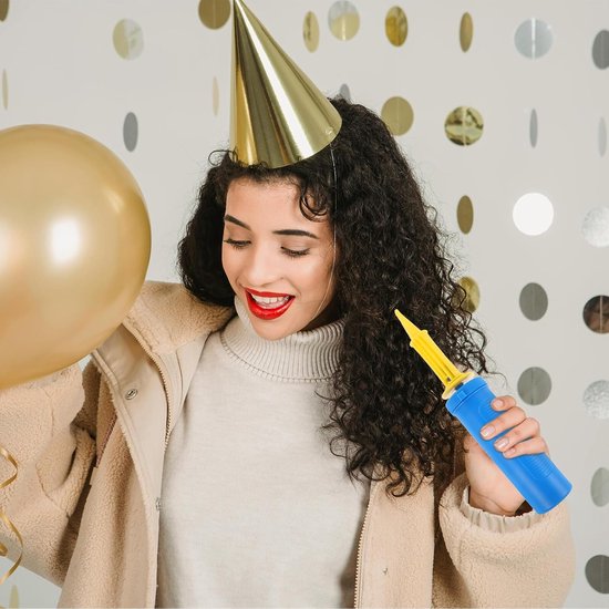 2 Stuks Handmatige Ballonpomp Regelbare Luchtstroom Draagbare Handpomp voor Feestballonnen Compact Zonder Stroom voor Kinderfeestjes Verjaardagsdecoraties — afbeelding 2