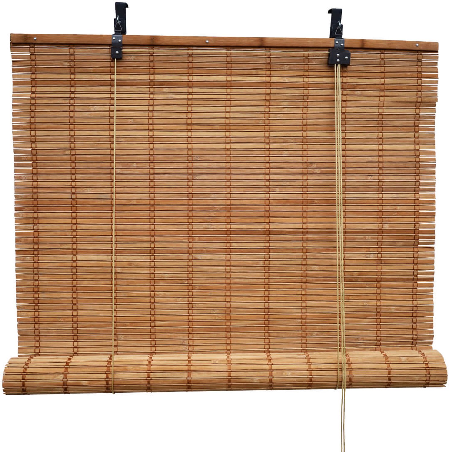 Barori Bamboebaas® bamboe rolgordijn Sem - Bruin - 80x220 cm - Natuurlijke look - Zonwerend - Duurzaam bamboe - Lichtdoorlatend - Geschikt voor binnen en buiten - Eenvoudige montage