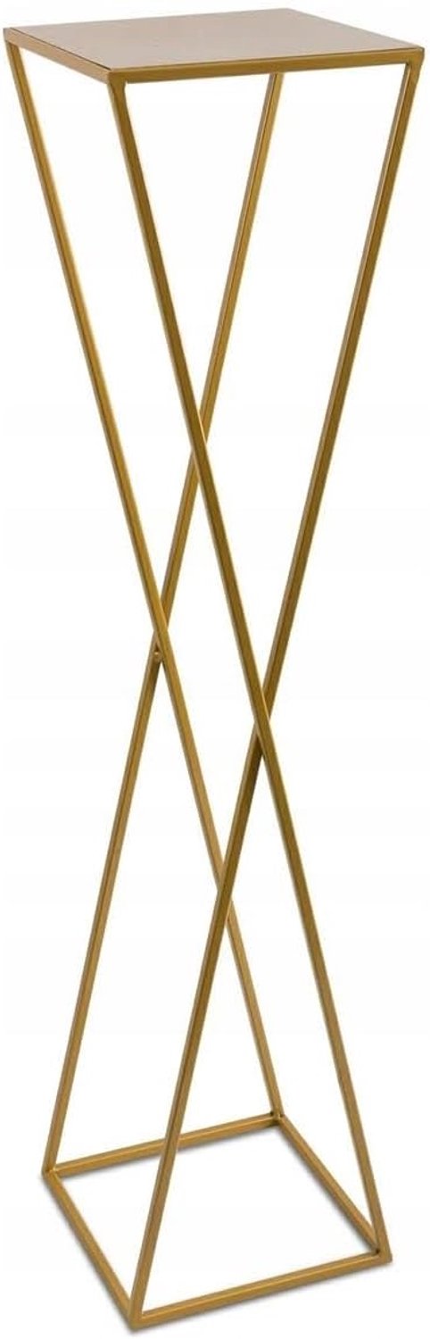 Modern staande bloembed 100cm goud