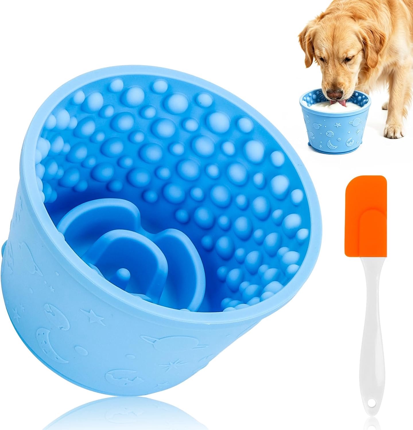Lekmat hond wiebelbak anti-sling bak honden