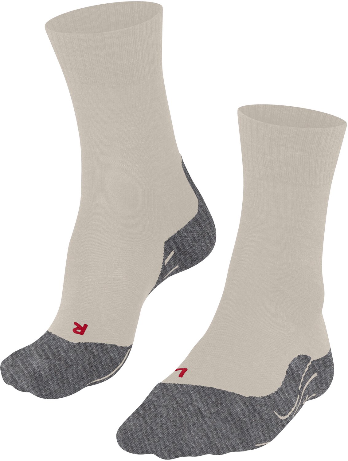 FALKE TK5 anti-blaar dun wol functioneel materiaal wandelsokken dames Beige