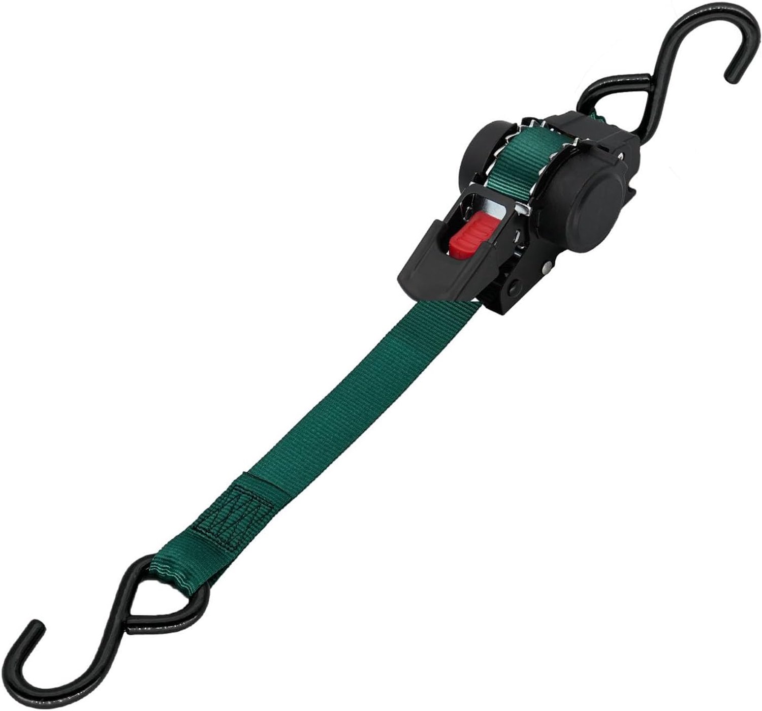 Annadue Inklapbare Spanbanden 2 Stuks met 1 Inch Lus, 11,5 Voet Tie Down