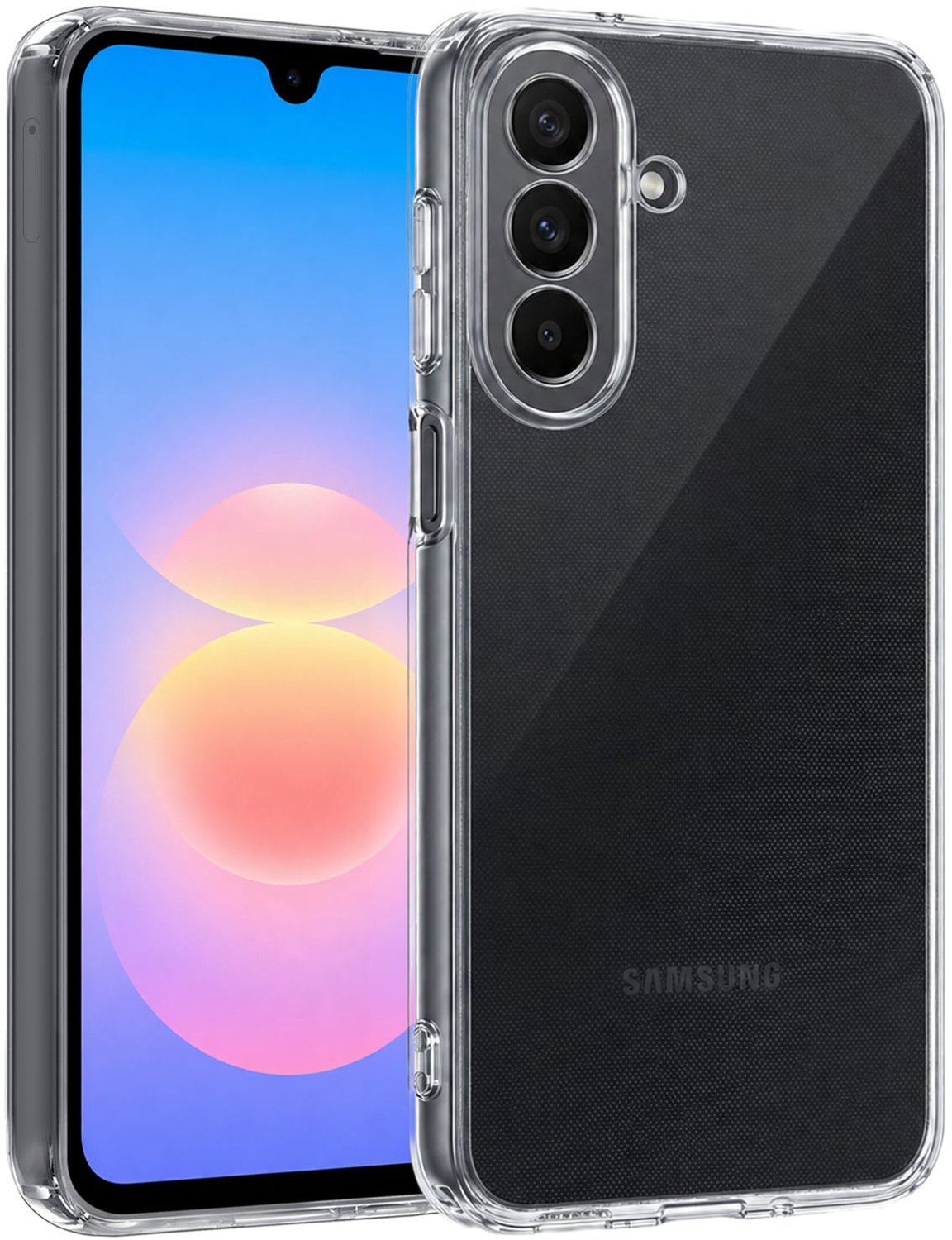 Hoesje - Geschikt voor Samsung Galaxy A18 - Sterk & Shockproof - Siliconen Case - Hoes Cover - Telefoonhoes - Transparant