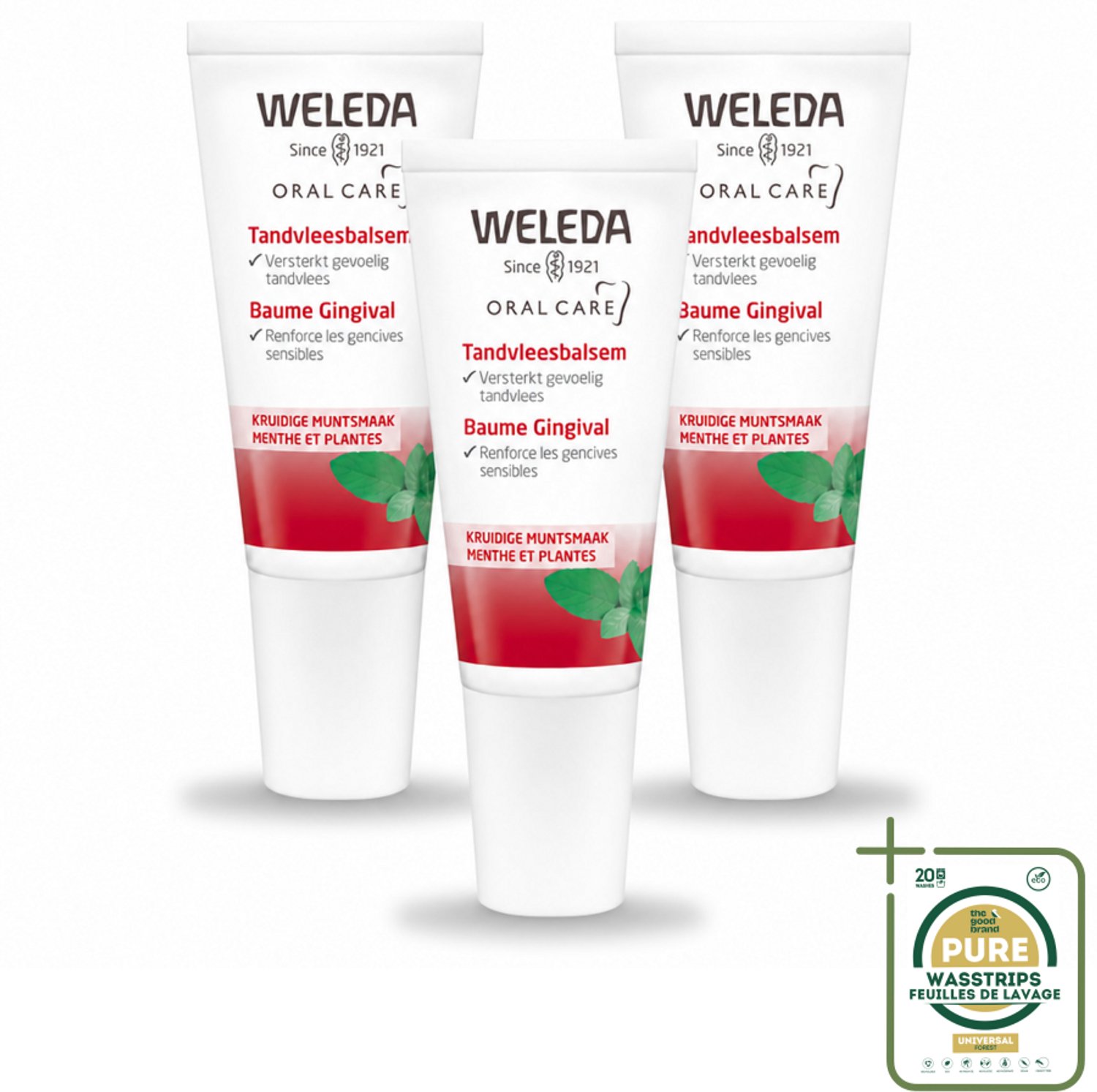 3 x WELEDA - Tandvleesbalsem - 30 ml - Wasstrips - Tandvleesbalsem - Tandvlees Verzachten - Tandvlees Versterken - Natuurlijke Tandzorg - Tandvleesproblemen