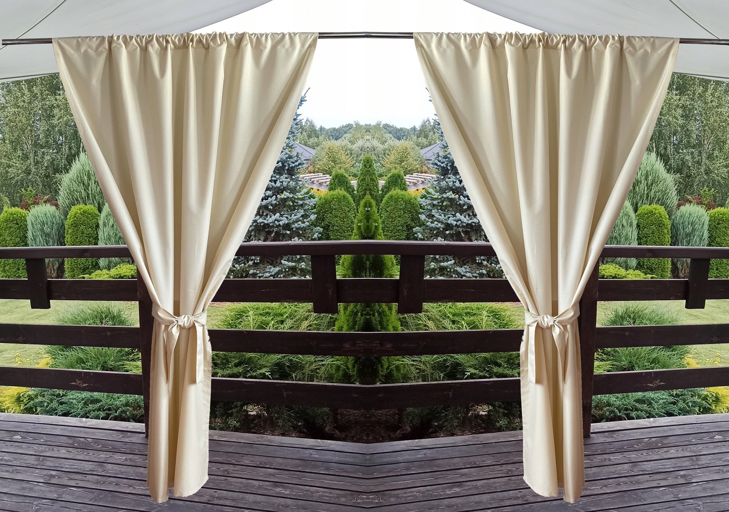 Waterdicht Tuindoek voor Paviljoen/Terras Ecru 155x240 cm