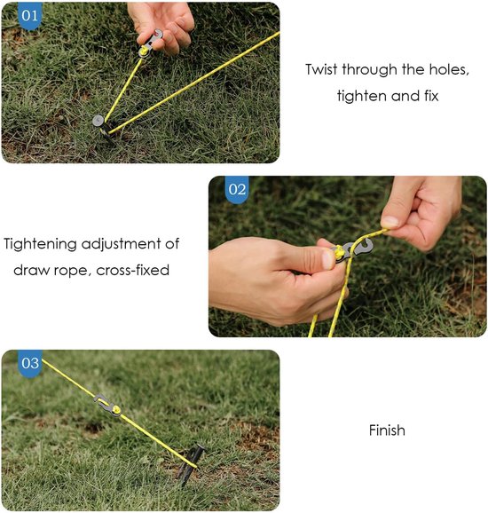 40 Stuks Van S-Vormige Veiligheid Touw Gespen, Outdoor Tent Gespen, Camping Veiligheid Touw Gespen, Picknick Luifel Accessoires, Geschikt Voor Slaapzakken, Parasols, Boomhutten. — afbeelding 4