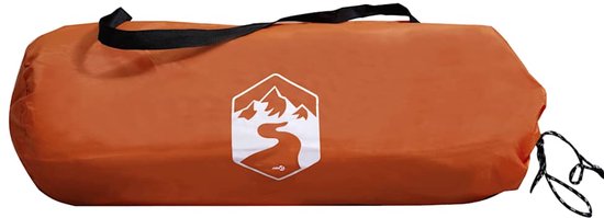 vidaXL - Koepeltent - 2-persoons - waterdicht - oranje van Vidaxl — afbeelding 2