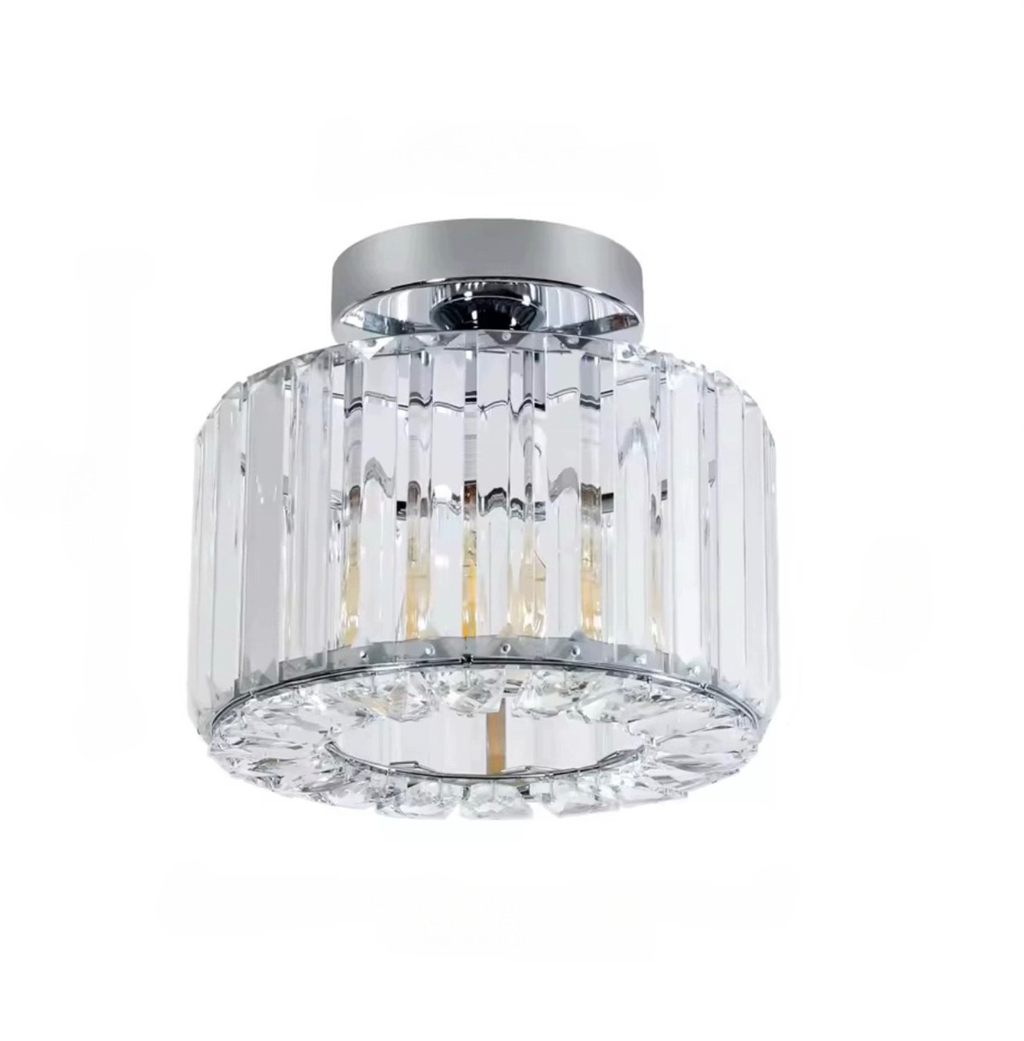 Kristallen Plafondlamp Chroom E27 Modern voor Woonkamer