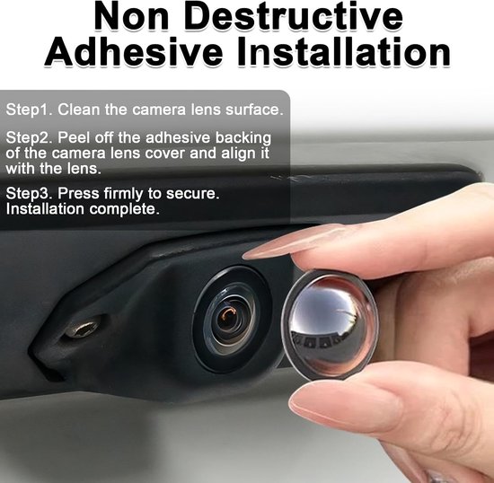 6 stuks beschermfolies voor autocameralenzen, zeer transparant ontwerp, compatibel met diverse automodellen. — afbeelding 4
