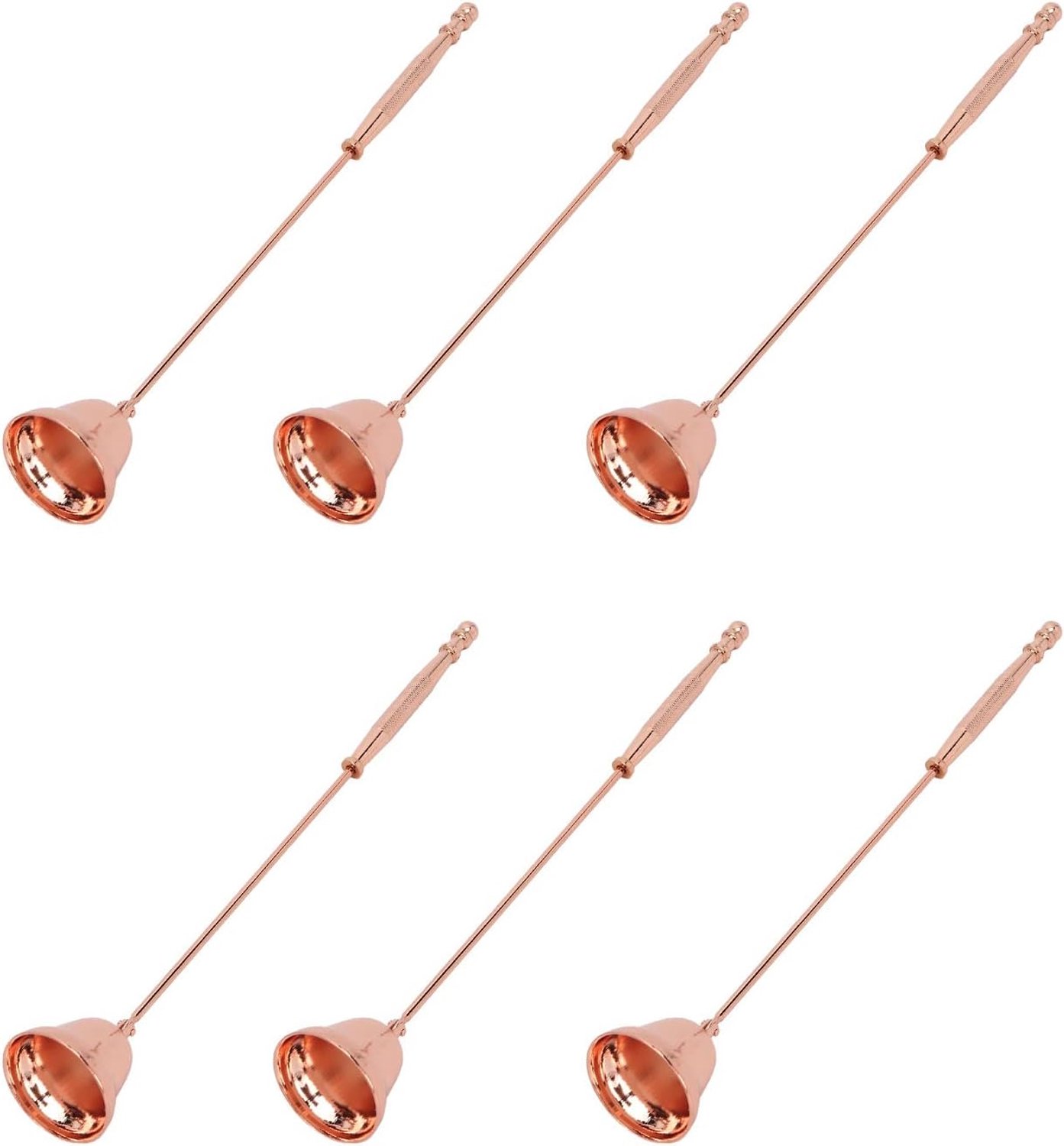 aqxreight Roze Goud Ijzeren Kaarsendover met Draaibaar Handvat